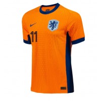 Camisa de Futebol Holanda Cody Gakpo #11 Equipamento Principal Europeu 2024 Manga Curta